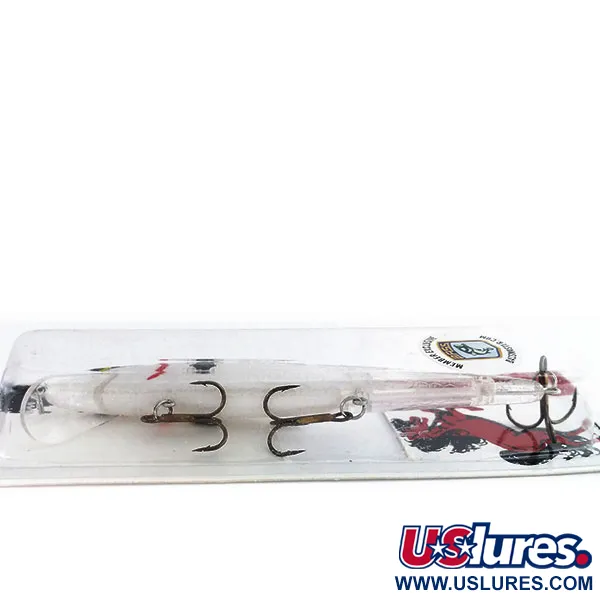 Smithwick Suspending Rattlin’ Rogue Jerkbait, Transparent/Blanc, #9808