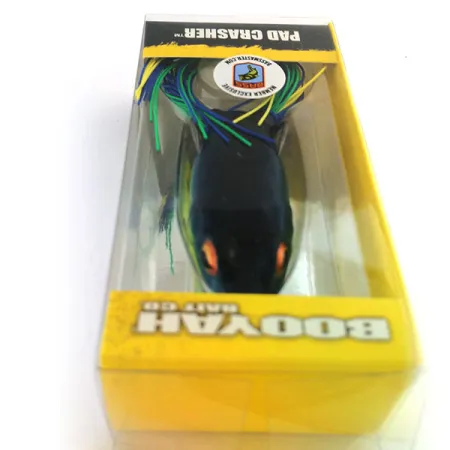 Booyah Pad Crasher Grenouille, Vert/Jaune, 14g, Hameçon Anti-herbe, #9810