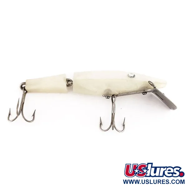 Diamond Jim Jointed Minnow Articulé, Perle, 7g, Bavette Métal, #9815