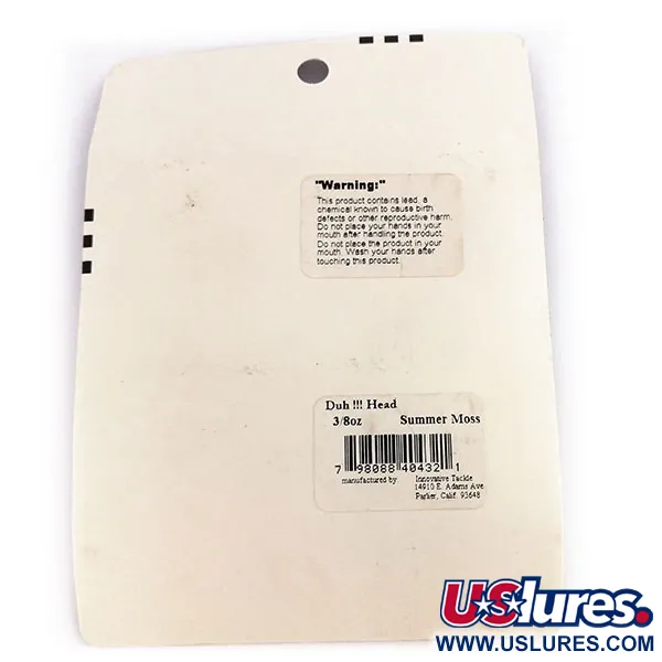 DUH!!! Head jig heads Kit, Olive / Rouge, 11g, Hameçon Offset, #9818