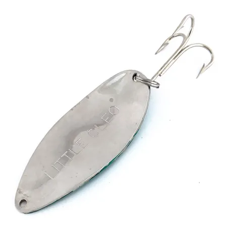 Acme Little Cleo Cuillère, Nickel / Vert, 35g, Corps Laiton, #9827