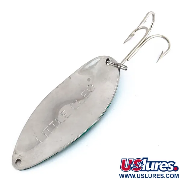 Acme Little Cleo Cuillère, Nickel / Vert, 35g, Corps Laiton, #9827