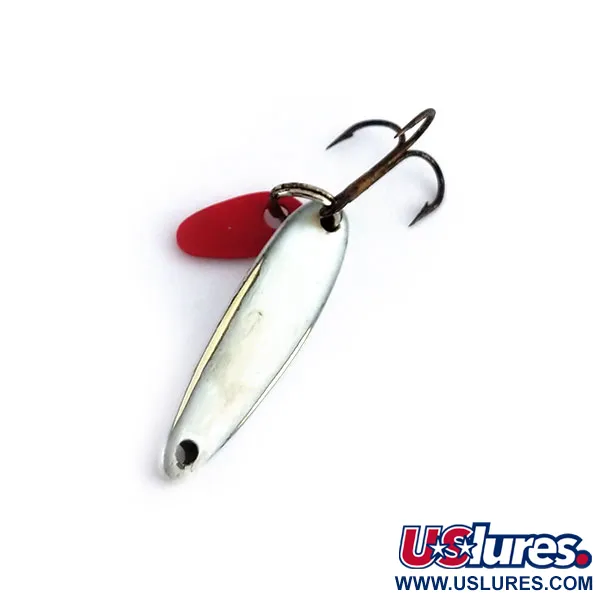 Bay de Noc Swedish Pimple Cuillère, Blanc, 2g, Palette rouge, #9833