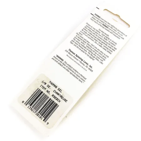 Thomas EEL Cuillère, Chartreuse, 4g, Finition néon, #9837