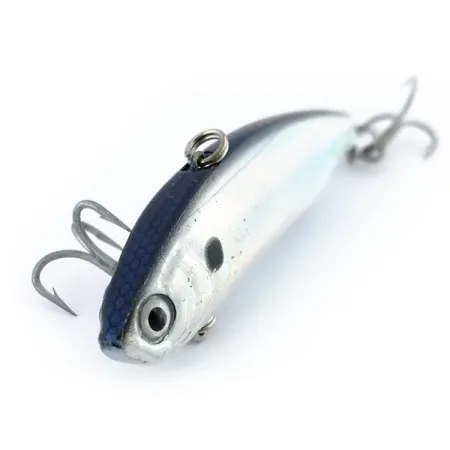 YO-ZURI Crystal VIBE Leurre Vibration, Argent/Bleu, 12g, Lipless, #9843