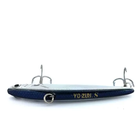 YO-ZURI Crystal VIBE Leurre Vibration, Argent/Bleu, 12g, Lipless, #9843