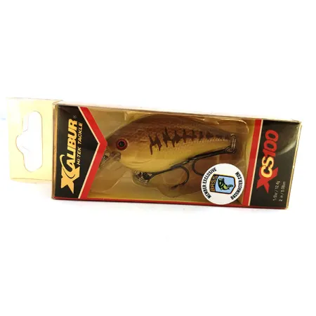 XCalibur XCS100 Crankbait, Brownie, 14g, Bavette carrée, #9845
