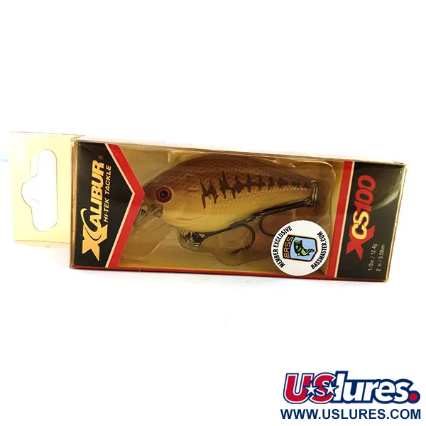 XCalibur XCS100 Crankbait, Brownie, 14g, Bavette carrée, #9845