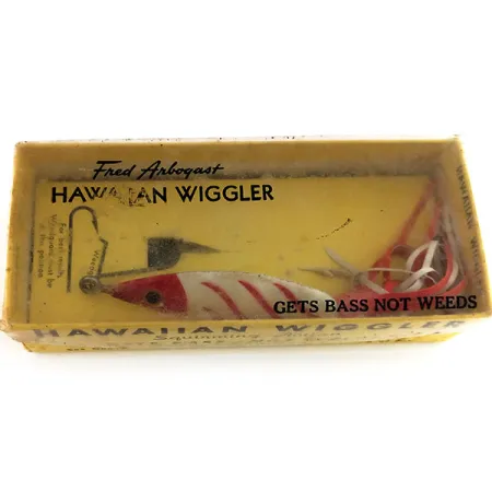 Fred Arbogast 3 Hawaiian Cuillère, Rouge-Blanc, 16g, Anti-herbe, #9846