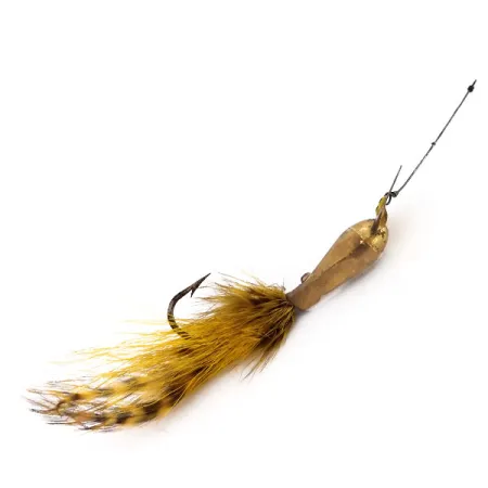 South Bend Dart-Oreno Cuillère, Laiton, 21g, Queue Plumes, #9848