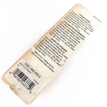 Luhr Jensen Nordic #60 Jig à lancer, Metal Tiger, 56g, Vintage, #9855