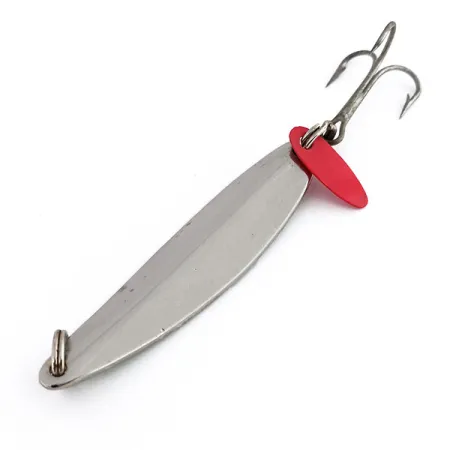 Bay de Noc Swedish Pimple Cuillère, Nickel/Vert, 14g, Lumineux, #9856