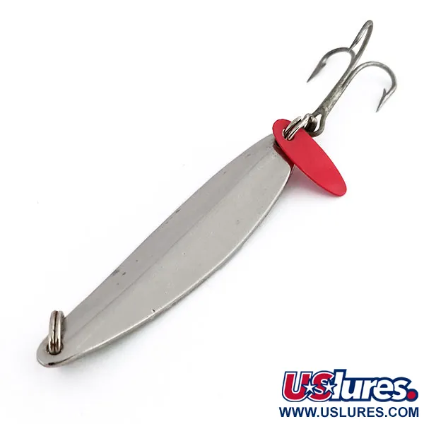 Bay de Noc Swedish Pimple Cuillère, Nickel/Vert, 14g, Lumineux, #9856