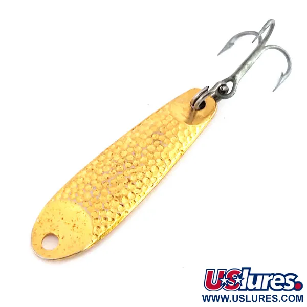Cabela's Cuiller Ondulante, Gold, 4.5g, Texture martelée, #9864