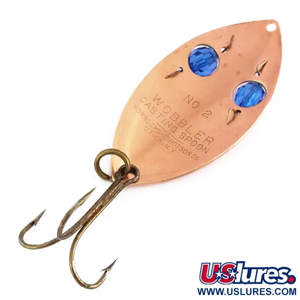 Horrocks-Ibbotson Wobbler Cuillère, Cuivre/Bleu, 23g, Perles, #9866