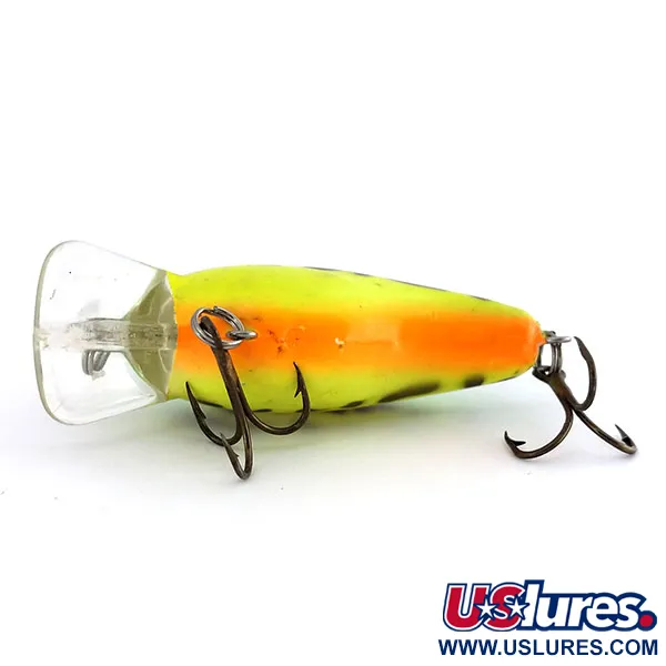 Bandit Rackit Squarebill UV Crankbait, Fire Tiger, 7g, UV-actif, #9869