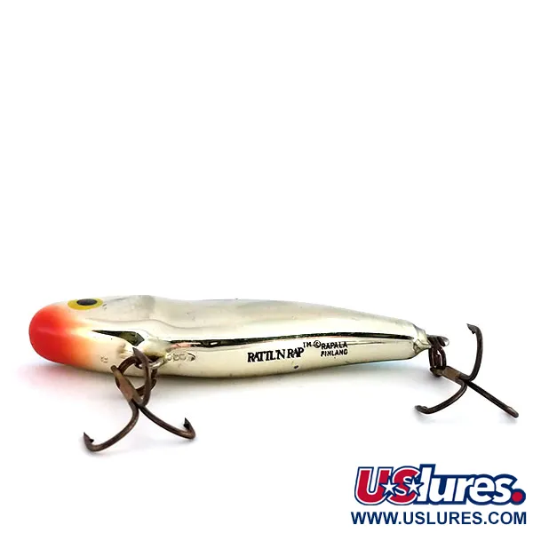 Rapala Rattl'n RAP Leurre Coulant, Chrome Bleu, 11g, Bruitage, #9872