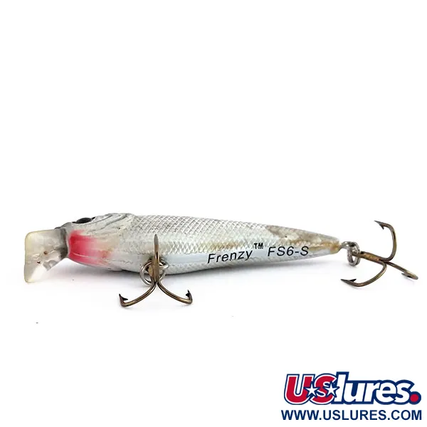 Berkley Frenzy Firestick Minnow Shallow FS6-S Minnow, Silver, 4.4g, #9873