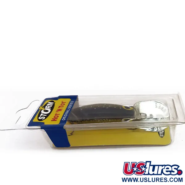 Storm Original Hot'N'Tot Leurre, Or/Noir, 6.5g, Bavette Métal, #9876