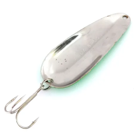 Nebco Aqua Spoon Cuillère, Vert/Noir/Nickel, 14g, UV-réactif, #9890