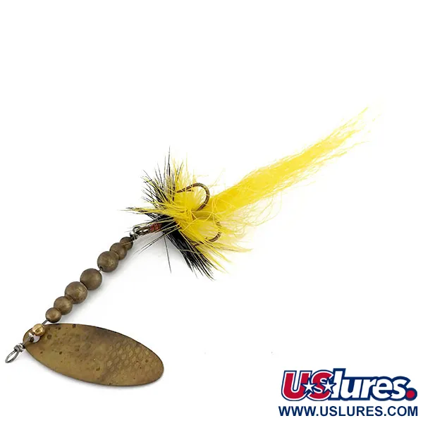 Renosky Lures Swiss Swing 5 Cuillère, Laiton, 7g, Plumes, #9893