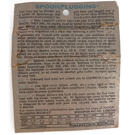 Buck Perry Spoonplug, Jaune/Orange, 21g, Prof. 1.2-1.8m, #9900