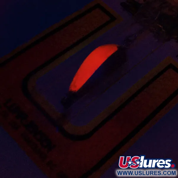 Luhr Jensen Lil' Kroc (Krocodile Stubby) Cuillère, Nickel/Rouge, 4.5g, #9914