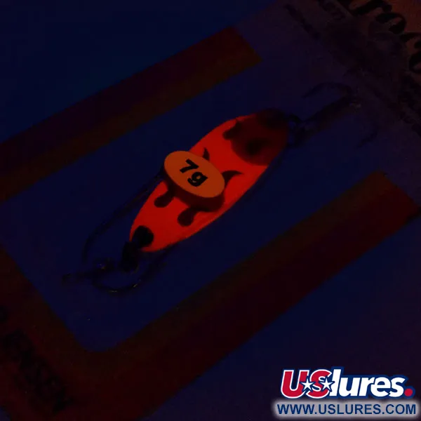 Luhr Jensen Krocodile Cuillère, Rouge/Noir, 7g, Vintage, #9921