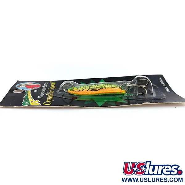 Renegade Honeycomb Series Crystalina Spoon, Vert-Orange, 7g, Nid d'abeille, #9925