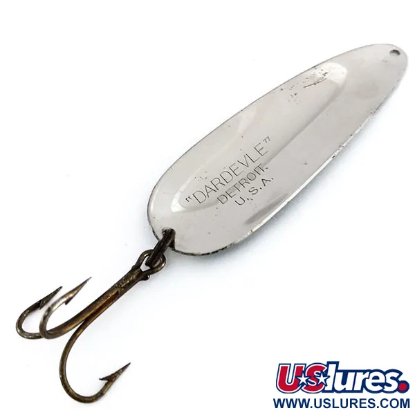 Eppinger Dardevle (1950s) Detroit Cuillère, Noir/Blanc, 28g, #9931