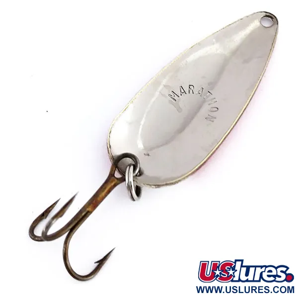 Marathon Marathon Cuiller, Rouge/Blanc/Nickel, 7g, Vintage, #9942