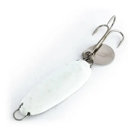 Bomber Slab Spoon Cuillère, Blanc, 28g, Insert réfléchissant, #9944
