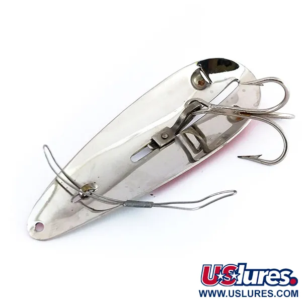 Katch King Cuillère, Rouge / Blanc / Nickel, 25g, Anti-herbe, #9948