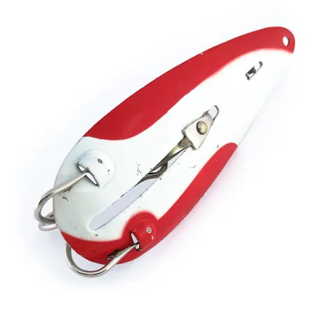 Katch King Cuillère, Rouge / Blanc / Nickel, 25g, Anti-herbe, #9948