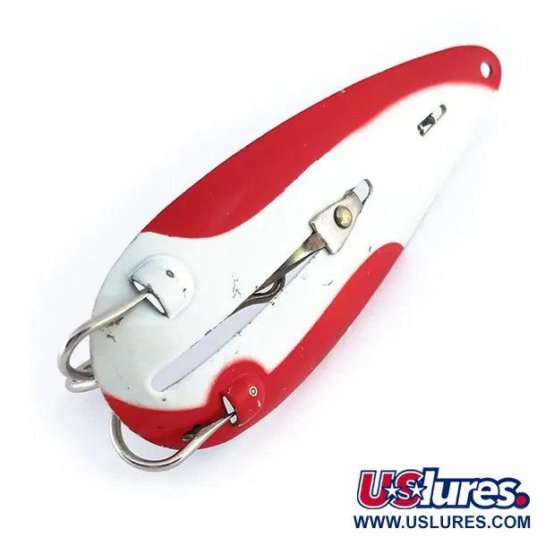 Katch King Cuillère, Rouge / Blanc / Nickel, 25g, Anti-herbe, #9948