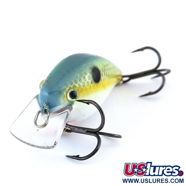 Strike King square bill Crankbait, Vert Jaune Blanc perle, 7g, #9959