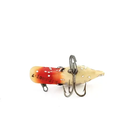 Luhr Jensen Hot Shot 70 Poisson-nageur, Blanc/Rouge/Or, 1.7g, #9963