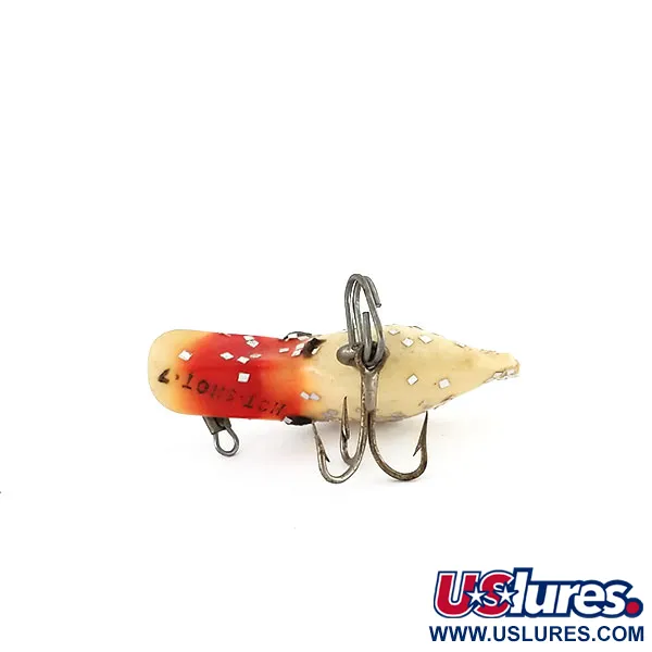 Luhr Jensen Hot Shot 70 Poisson-nageur, Blanc/Rouge/Or, 1.7g, #9963