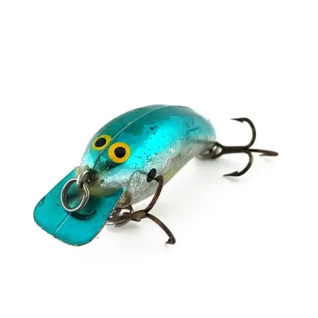 Norman Tiny N Crankbait, Argent-Teal, 4g, Billes internes, #9987