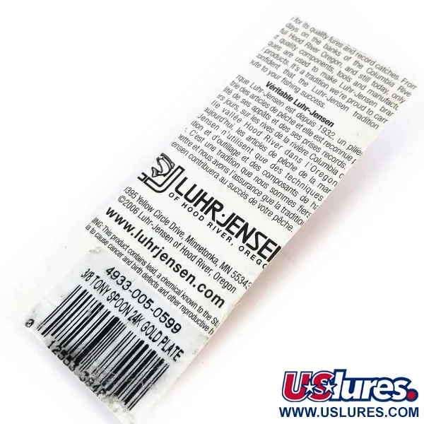 Tony Accetta Tony's Spoon Cuillère, Or, 11g, Or 24K, #4933-005-0599