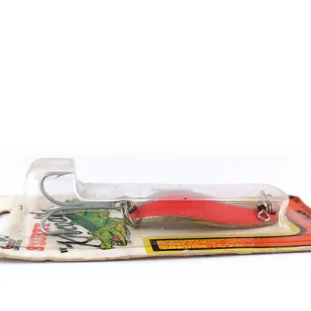 Luhr Jensen Lil' Kroc (Krocodile Stubby) Cuillère, Rouge/Nickel, 14g, #9996