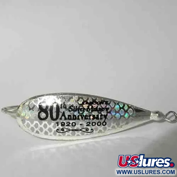Johnson Silver Minnow Cuillère, Argent, 9g, Anti-herbe, #0007